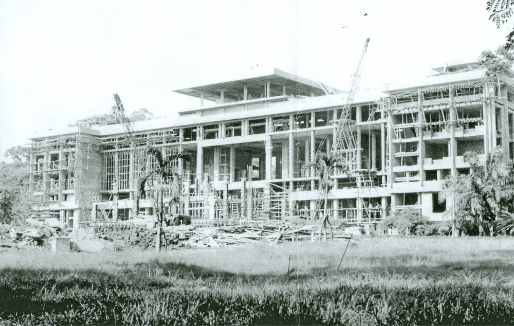 Independence Palace was completely rebuilt